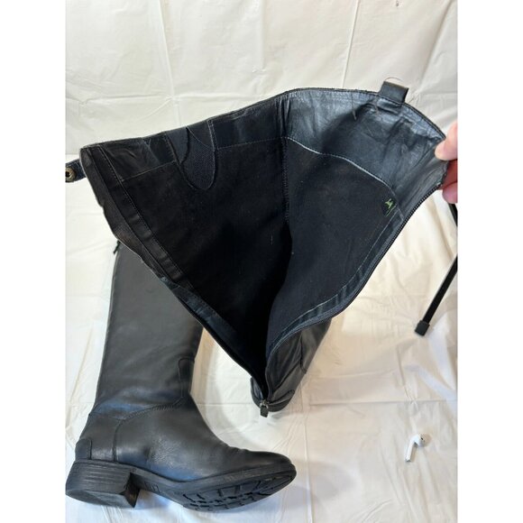 Sam Edelman Penny Tall Black Leather Riding Boots Size 8.5 M - Picture 14 of 16